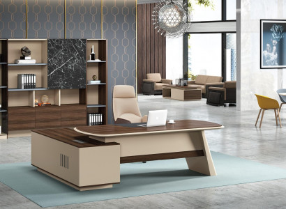 Chef Schreibtisch Eckschreibtische Büro Kanzlei Praxis Firmen Möbel Tische